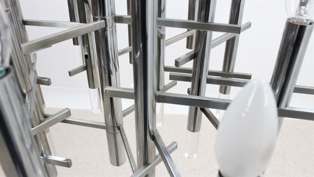 Gaetano Sciolari design chandelier 1970s, 15 lights