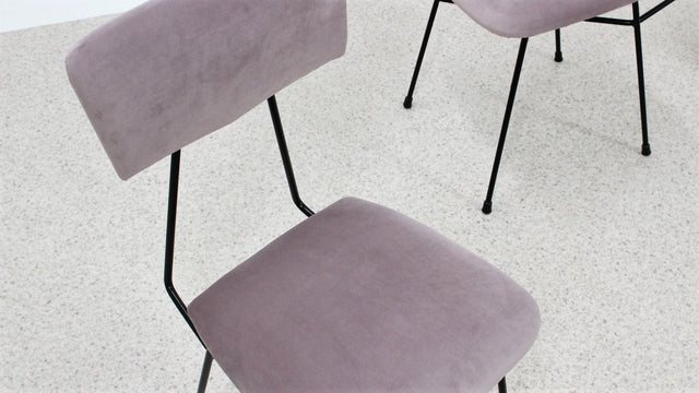 Italian mid century BBPR style dining chairs 1950s