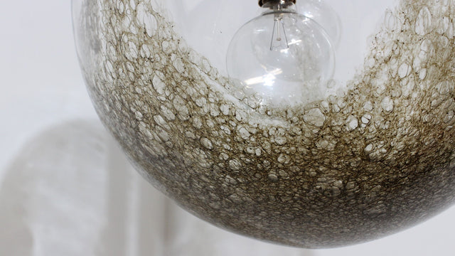 La Murrina huge globe pendant lamp 1970s