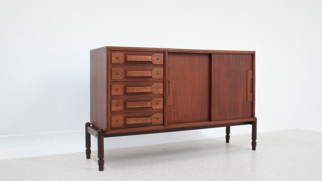 Guido Faleschini vintage teak sideboard 1950s