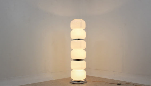 AV Mazzega murano glass floor lamp 1960s