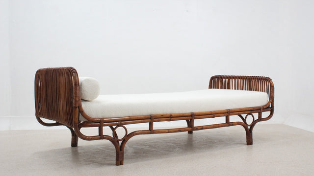 Franca Helg & Franco Albini rattan daybed 1950s