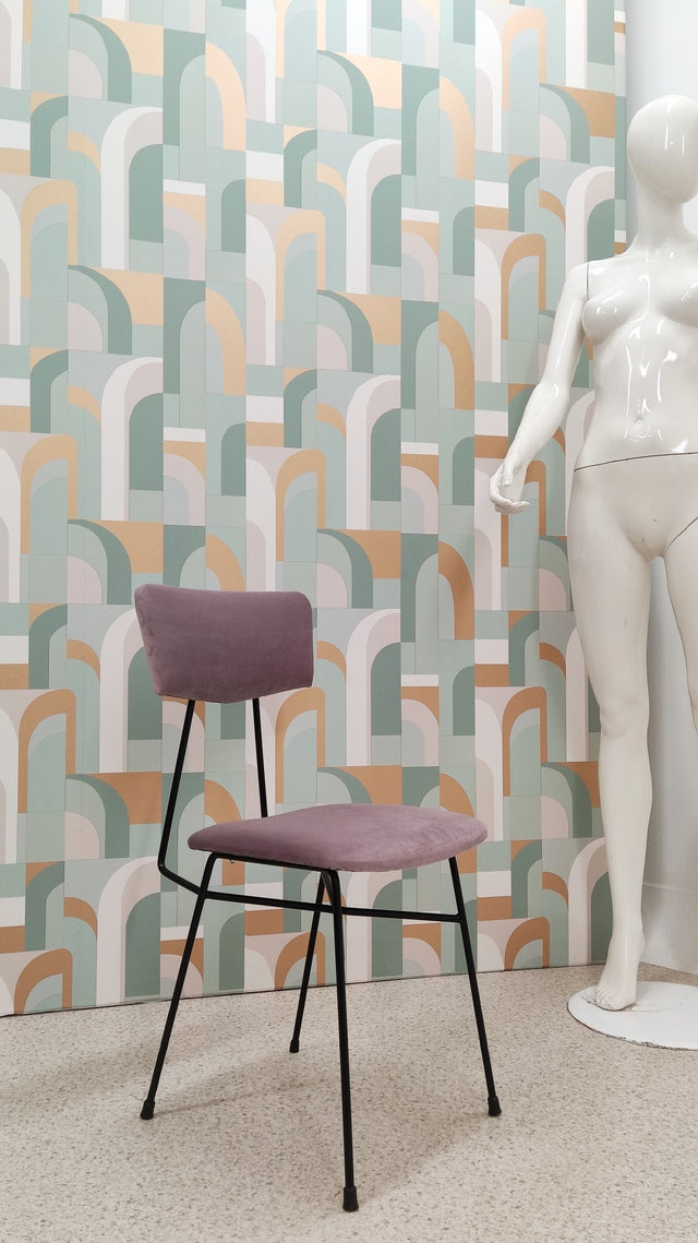 Italian mid century BBPR style dining chairs 1950s