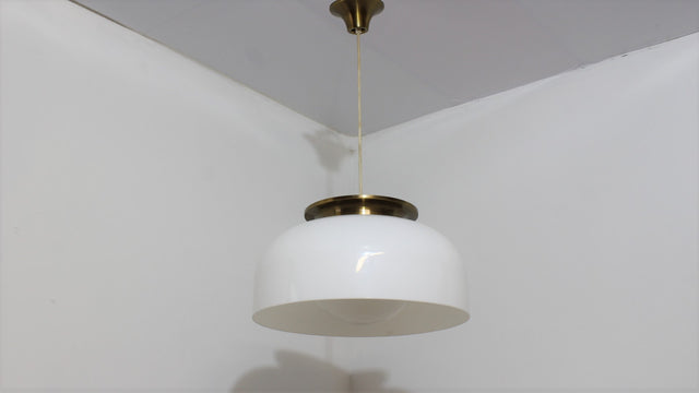 Luigi Massoni pendant lamp Guzzini 1970s
