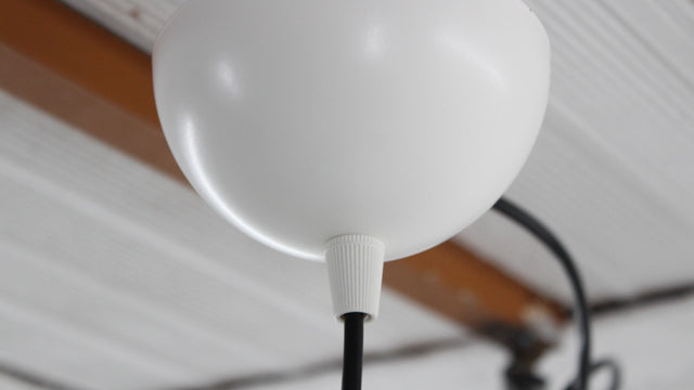 Vintage hanging lamp Martinelli 1970s, set of 2