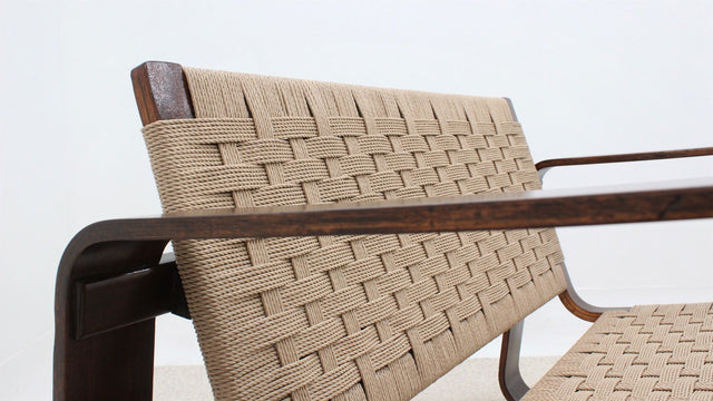 2-seater sofà Giuseppe Pagano for Gino Maggioni 1940s