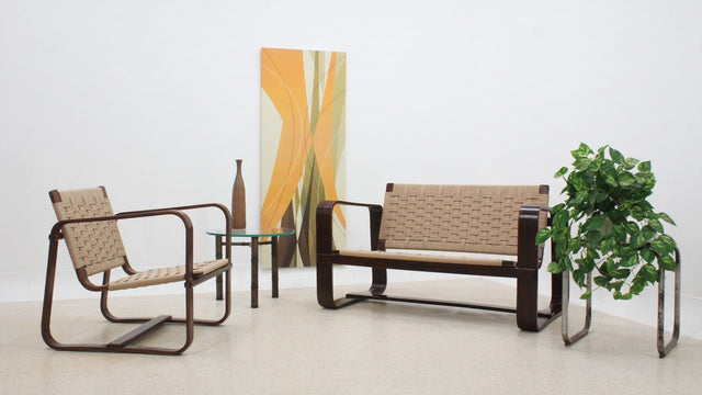 2-seater sofà Giuseppe Pagano for Gino Maggioni 1940s