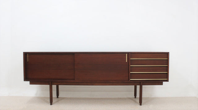 Mid century rosewood sideboard AMMA, Torino 1960s