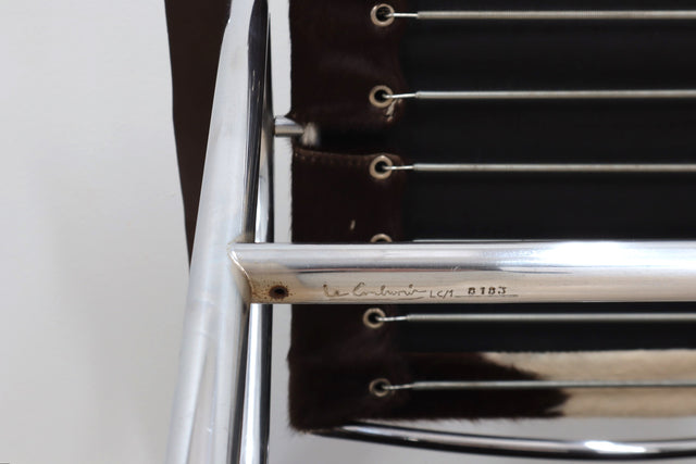 LC1 pony armchair original Cassina 1970s