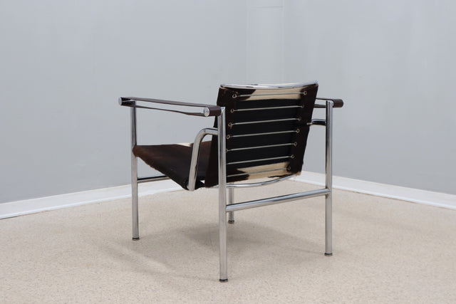 LC1 pony armchair original Cassina 1970s