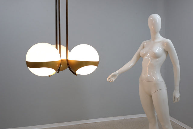 Lamperti hanging / pendant chandelier 1970s