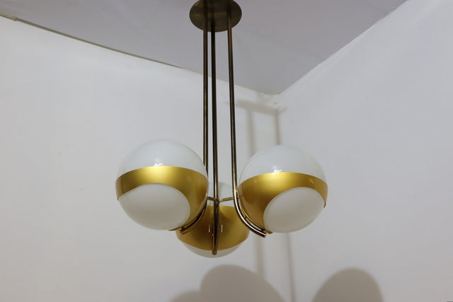 Lamperti hanging / pendant chandelier 1970s