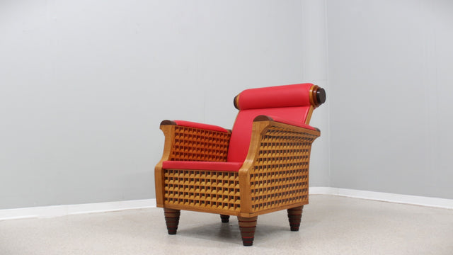 Mauro Varotti design art deco armchair