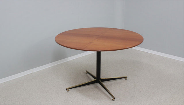 Mid century teak round dining table 1950s