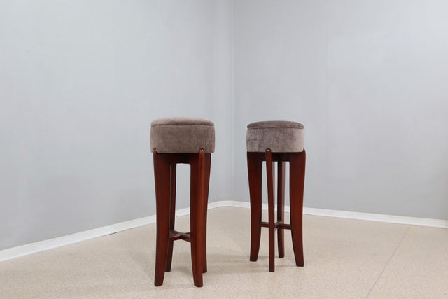 Mid century Melchiorre Bega high stools 1950s