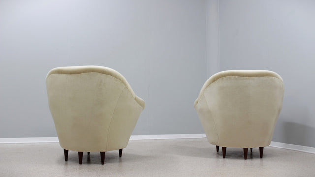 Federico Munari mid century armchairs 1950s