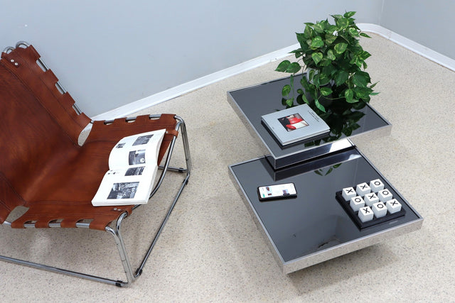 Pascal Mourgue leather lounge chair 1970s