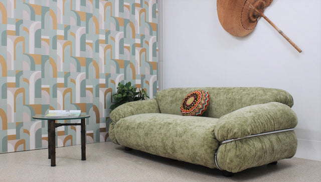 Sesann 2-seater sofà Gianfranco Frattini, CASSINA 1970s