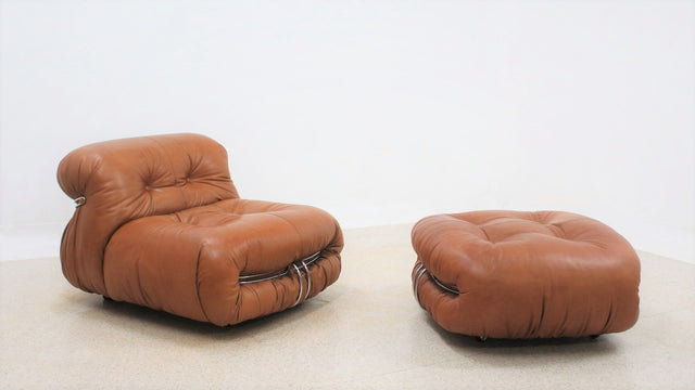 Soriana armchair with ottoman CASSINA 1960s