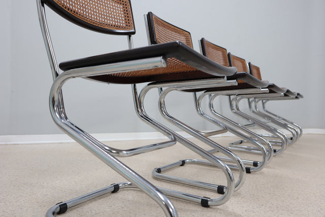 Vintage Vienna straw dining chairs 1970s