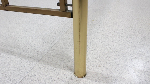 Vintage golden brass bed FRIGERIO 1970s