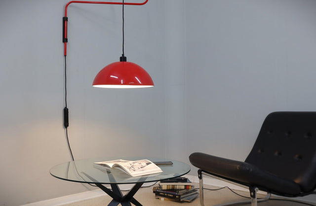 Vintage counterbalance wall lamp 1960s