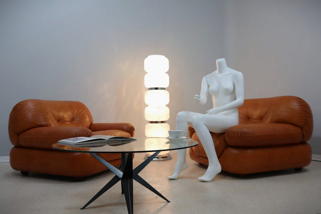 Murano glass floor lamp AV MAzzega 1960s