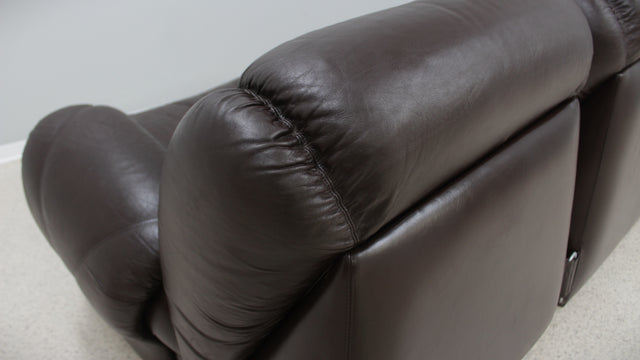 Vintage modular leather sofa 1970s