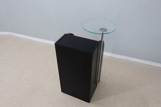 Vintage roller shutter cabinet Giorgetti 1980s