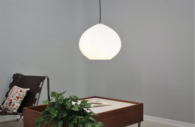 A. Pianon glass hanging lamp VISTOSI 1960s