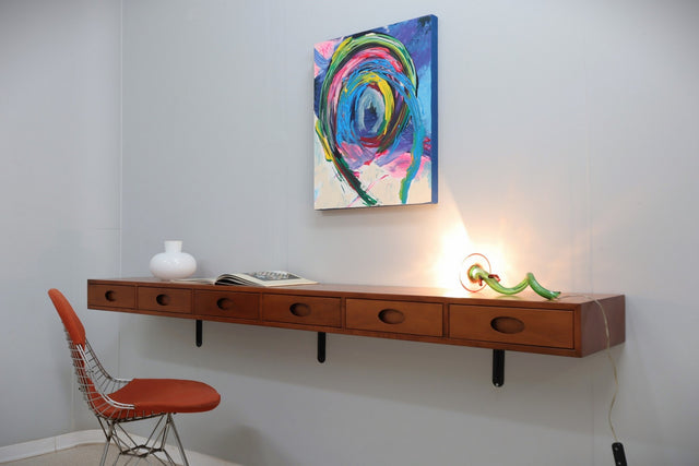 Wall-mounted console G. Frattini for Bernini 1950s