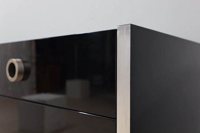 Vintage lacquered sideboard Mario Sabot 1970s