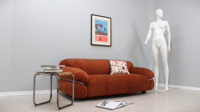 Sesann 2-seater sofà Gianfranco Frattini CASSINA 1970s