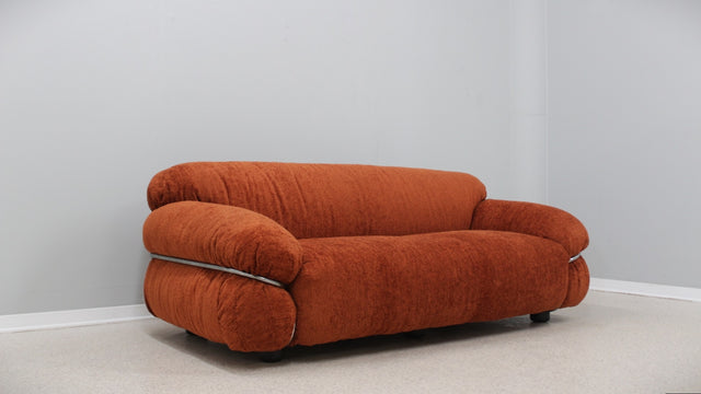 Sesann 2-seater sofà Gianfranco Frattini CASSINA 1970s