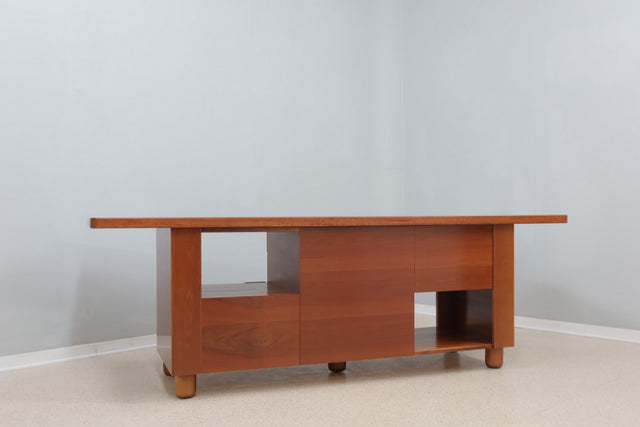 Vintage walnut sideboard Mobil Girgi 1970s