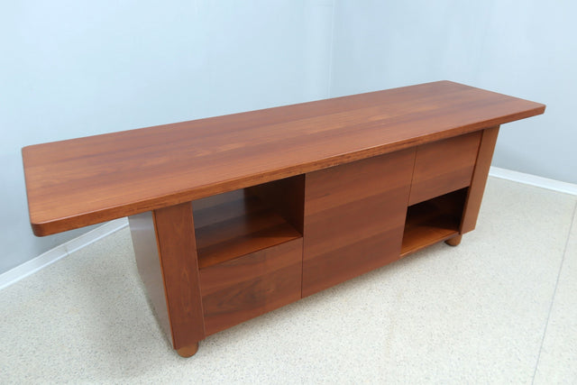 Vintage walnut sideboard Mobil Girgi 1970s