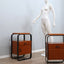 Giuseppe Pagano 1940s nightstands bentwood Italian design Nachttische Comodini vintage mesitas legno curvato de noche y chevet chic & minimalist.