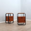 Giuseppe Pagano 1940s nightstands bentwood Italian design Nachttische Comodini vintage mesitas legno curvato de noche y chevet chic & minimalist.