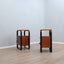 Giuseppe Pagano 1940s nightstands bentwood Italian design Nachttische Comodini vintage mesitas legno curvato de noche y chevet chic & minimalist.