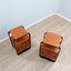 Giuseppe Pagano 1940s nightstands bentwood Italian design Nachttische Comodini vintage mesitas legno curvato de noche y chevet chic & minimalist.