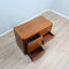 Italian 1970s Angelo Mangiarotti 4D walnut bar cabinet mobile bar d'epoca Meuble bar design italien. Barwagen Nussbaum  Mueble bar vintage.