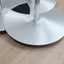 Vintage 1970s Lamperti floor lamp, Italian Space Age design. Chrome metal standing lamp featuring three tubular columns 