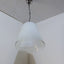 1970s Lamperti Giglio pendant lamp in hand-blown Murano glass. Lampadario Murano Lamperti anni 70. Suspension verre Murano. Muranoglas Hängelampe.