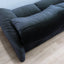 Vintage Maralunga 3-seater sofa 1980s Vico Magistretti original velvet canapé design Maralunga Cassina 80er Jahre Sofa