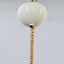 1970s Sergio Asti for Kartell Model 4003 opaline white acrylic pendant light
Suspension vintage en acrylique blanc opalin années 70.