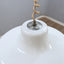 1970s Sergio Asti for Kartell Model 4003 opaline white acrylic pendant light
Suspension vintage en acrylique blanc opalin années 70.
