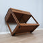 Angelo Mangiarotti 4D Bar Cart Molteni - Carrello Mangiarotti legno - Mangiarotti Servierwagen - Chariot Mangiarotti: Solid wood Italian 1970s design.