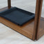 Angelo Mangiarotti 4D Bar Cart Molteni - Carrello Mangiarotti legno - Mangiarotti Servierwagen - Chariot Mangiarotti: Solid wood Italian 1970s design.