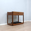 Angelo Mangiarotti 4D Bar Cart Molteni - Carrello Mangiarotti legno - Mangiarotti Servierwagen - Chariot Mangiarotti: Solid wood Italian 1970s design.