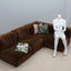 Vintage 9000 modular sofa design Tito Agnoli, ARFLEX 1970s